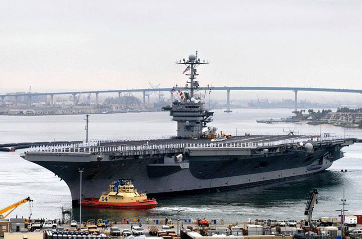 Hull Swap Begins: George Washington Arrives in San Diego | Military Press