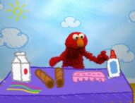 On DVD is ELMO’S WORLD: Elmo Loves to Giggle